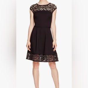 Beautiful Lauren Ralph Lauren laser cutout dress, ladies size 14.